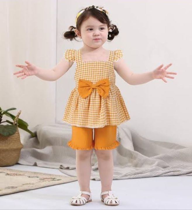 Baby%20Girl%20Floral%20Sleeveless%20Tops%20Short%20Sets%20Baby%20Girls'%20Clothings%200-5%20years%20-%20Image%202