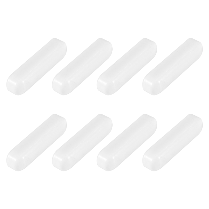8Pcs 8mmx30 mm PTFE Magnetic Stirrer Mixer Stir Bar Stir Rod Magnetic Laboratory Bar Stir Plate Bar Stir Plate Magnet