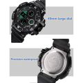 Fashion Multi-dial Watch For Men Digital LED Repeater Male Wrist Watches Outdoor Sport Black Digital Clock  , Watch For Men. 