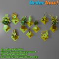 Square shape Wall Shelf self adhesive punch free Wall décor (10/5 pcs 1 set stand ).