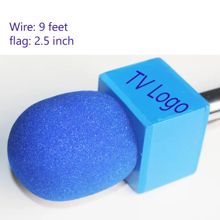 Journalist%20Microphone%20for%20Mobile%20with%20blue%20foam%20and%20%20square%20flag%20-%20Image%202