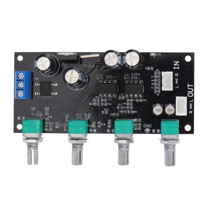 NE5532%20Amplifier%20Tone%20Preamp%20Board%20Treble%20Bass%20Midrange%20Volume%20Tone%20Control%20Adjustment%20Pre-Amplifier,%20Fixed%20Version%20-%20Image%203