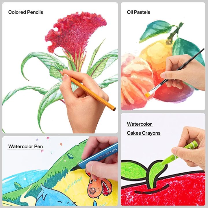 Art%20Set%20145pcs,%20Art%20Supplies%20Set,%20Drawing%20Supplies%20with%20Portable%20Aluminum%20Case%20Art%20Kit,%20Great%20Gift%20Artists%20Drawing%20Set%20for%20Kids,%20Teens,%20Boys,%20Girls,%20Beginner%20and%20Artists%20(Unicorn-Blue)%20-%20Image%207