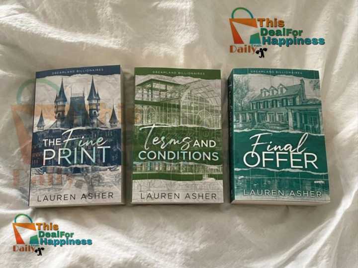 3 Books set special ( Fine Print , Terams and condition and Final Offer ) Paperback