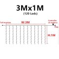 3x1/3x3/6x3m LED Icicle String Lights Christmas Fairy Lights Garland Outdoor Home For Wedding/Party/Curtain/Garden Decoration--6Mx3M--White.