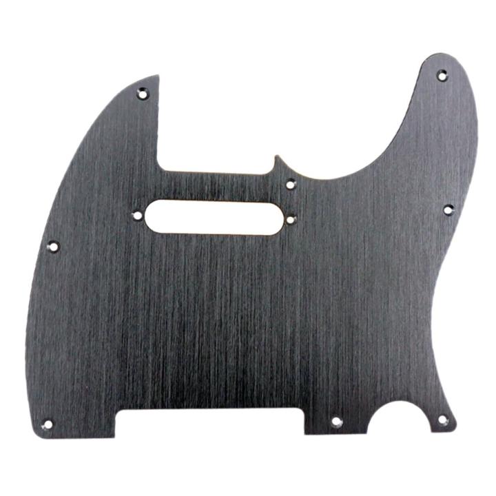 Black 8 Hole Tele Guitar Pickguard Metal Pick Guard for Telecaster
