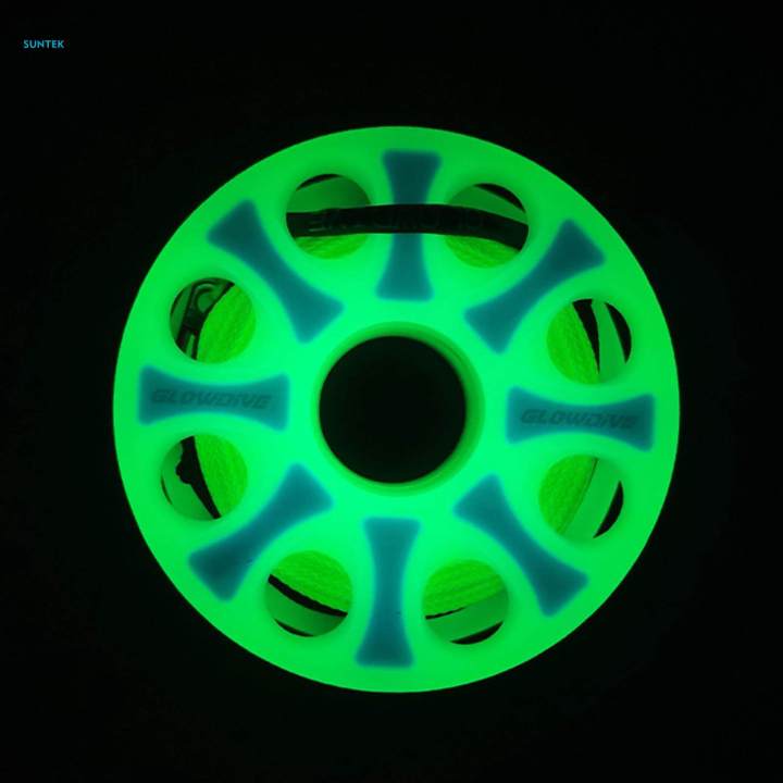Luminous%20Scuba%20Diving%20Finger%20Reel%20Spool,%20Wreck%20Cave%20Finger%20Spool%20Reel%20with%20Stainless%20Steel%20Snap%20Bolt%20Clip%20and%2030M/100ft%20High%20Visibility%20Line%20-%20Image%203