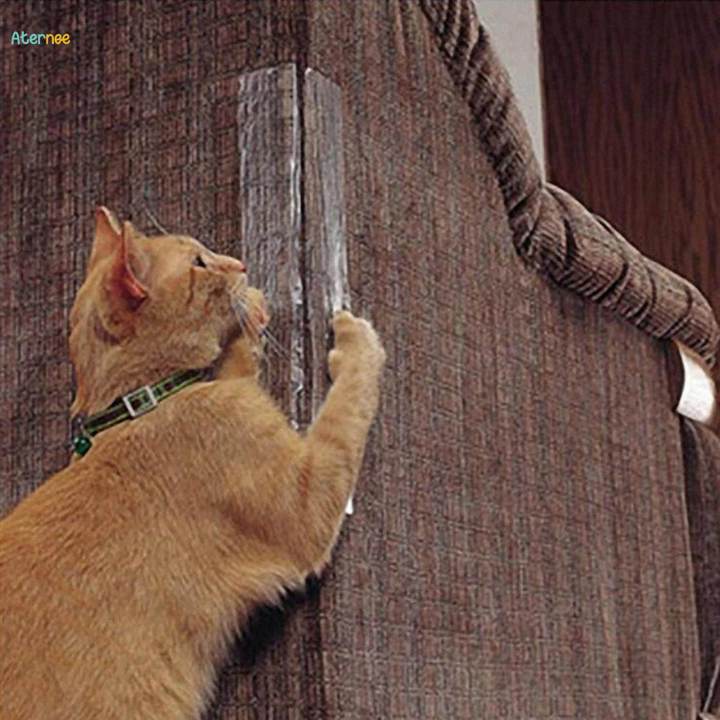 2Pcs%20Cat%20Scratch%20Deterrent%20Tape%20with%2010%20Pins%20Home%20Furniture%2030cmx45cm%20-%20Image%203
