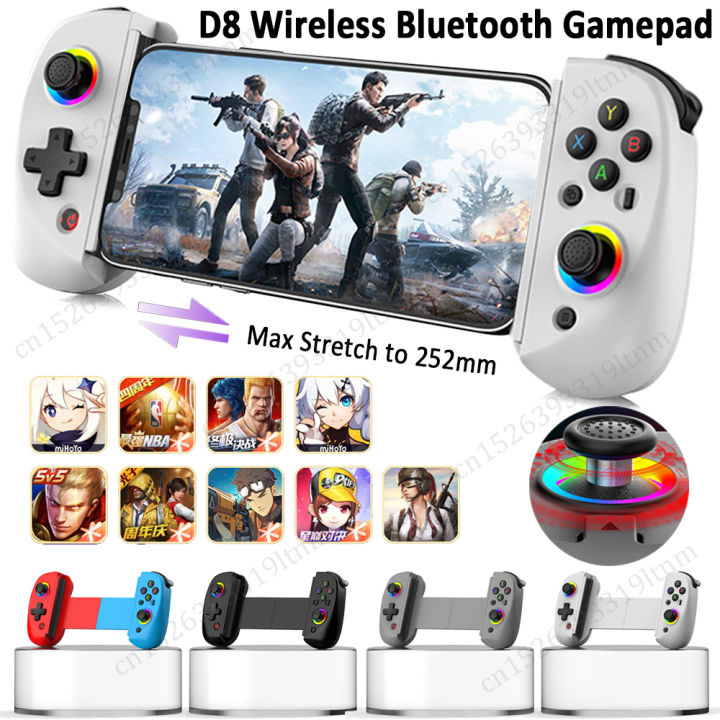 D3 D8 Wireless Bluetooth Gamepad For Ps4 Switch Pc Game Controller Stretching Joystick For Ios Cell Phone Gamepad
