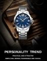 CRRJU 5003 Business Men fashion Watches Stainless Steel Quartz watches Male Auto Date Clock with Luminous Hands 2024. 