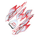 1 Set Motorcycle Whole Body Fairing Stickers Decals Red/Blue Scooter Decorative Emblem Logo Motorbike Badge For Yamaha BWS 100.