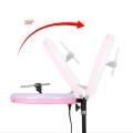 LED Ring Light 5600K 36w Photo Studio 14 inchi Lamp Photography Dimmable For Yoytube Video Makeup with Remote control phone Holder.