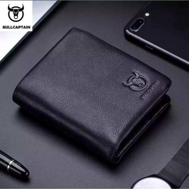 Bullcaptain 100% Leather Wallet For Men - Wallet For Men - Wallet For Men