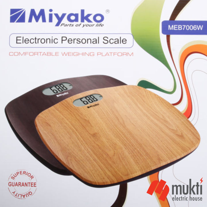 Miyako Digital Personal Scale Weight Machine Panel Electronic LCD