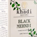 Vagad's Khadi Khadi-Hair-Color-Black Natural Mehendi. 