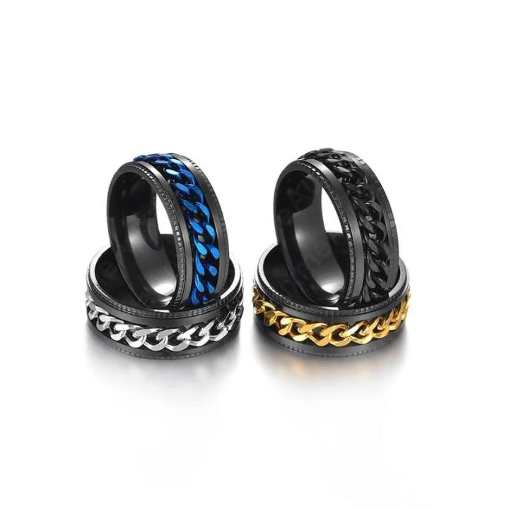 Fashion%20Charm%20Jewelry%20Ring%20Men%20Black%20Stainless%20Steel%20Rings%20-%20Image%204