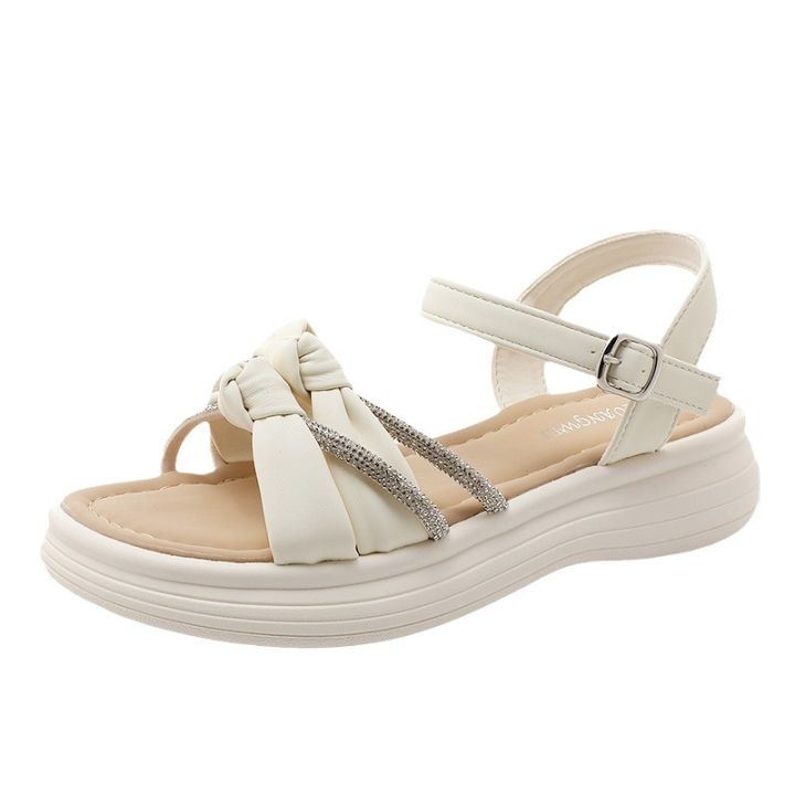 H-1%20Sandals%20Women's%202024%20New%20Summer%20Wear%20Thick-soled%20Versatile%20Lace-up%20Soft-soled%20Flat-soled%20Sen%20Slippers%20-%20Image%205
