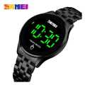 SKMEI 1579 Men Digital Watch Fashion Touch Screen Steel Wristwatch Male Gifts Watches. 