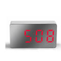 LED Digital clock Modern Weight for 60g Mirror Alarm clock LED display for Bedroom Living room Office Home decor Suitable for all ages.