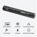 TAKSTAR CM-63 Professional Diaphragm Condenser Microphone Moisture Resistant XLR Cardioid Mic - black.
