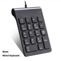 2.4G Mini Ultra-Thin Wireless Numeric Keypad 18 Keys Number Pad Digital Keyboard For Laptop PC Notebook Desktop. 