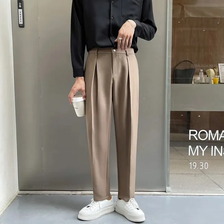 Men's Adjustable Formal Pant (Coffee)