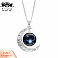 （New）Women 12 Contellation Moon Alloy Electroplating Elegant Pendant Necklace for Valentine Day. 