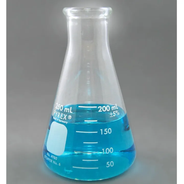 Pyrex 250 Ml Conical Flask Ideal For Laboratory Use