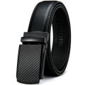 DOOPAI Men Leather Belt Metal Automatic Buckle Ratchet Cowskin Belts for Jeans Genuine Leather Strap Belts for Men Pants Wearhouse. 