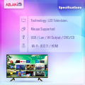 Vikan 43'' 4K Supported Voice Control Android Smart Wi-Fi Tv 4k Supported LED TV Ram 2 gb Rom 16 gb. 