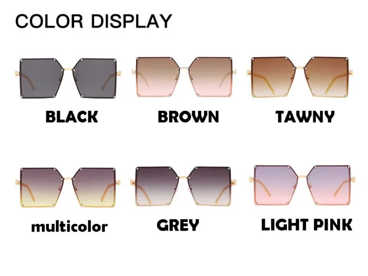 Women's%20Oversized%20Irregular%20Square%20Sunglasses%20Fashion%20Trend%20Casual%20Elegant%20Frame%20Female%20-%20Image%204