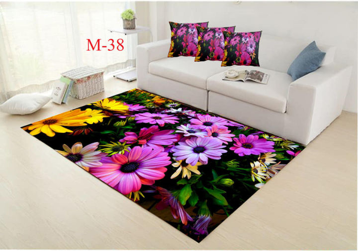 Cloud Print Pattern Floor Mat