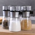 Push-type Salt Dispenser Salt Sugar Bottle Spice Pepper Shaker Can Spice Jar PushType Seasoning Bottle Container Kitchen Gadgets. 