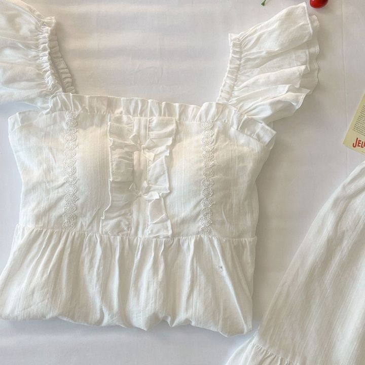 Women's%20Sling%20Pajamas%20Summer%20Woven%20Cotton2023New%20Sweet%20Women's%20Sweet%20Dried%20Shrimp%20Powder%20Two-Piece%20Suit%20Summer%20-%20Image%202