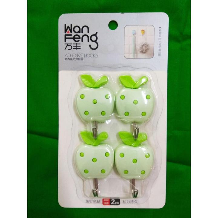 Wan Feng Strong Hook Green (4 pcs set)