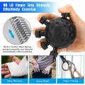 Finger Hand Strengthener Grip,Adjustable Resistance Balls,Black. 