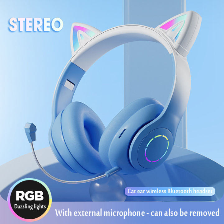 Cat%20Ear%20Headphone%20Bluetooth%20Wireless%20Music%20Headset%20Gradient%20Color%20LED%20Light%20with%20Mic%20Gamer%20Earphone%20Kids%20Lovely%20Christmas%20Gifts%20-%20Image%203