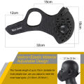 WEST BIKING Cycling Face Mask With Filter Activated Carbon Dust-proof Mask Anti-Pollution Bicycle Washable Outdoor Training Mask.