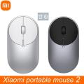 Xiaomi Wireless Mouse Portable Bluetooth 4.0 Aluminium Alloy ABS Material Gaming Mouse RF 2.4Ghz Dual Mode Connect Mi 1200DPI. 