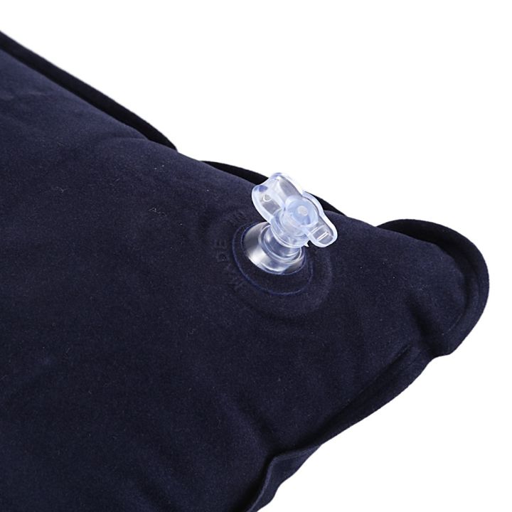 2X%20Double-Sided%20Flocking%20Pillow%20Inflatable%20Portable%20Foldable%20Pillow%20for%20Camping/%20Traveling/%20Office%20Blue%20-%20Image%205