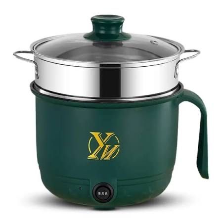 Nonstick Multifunctional Electric Pot – Double Layer Hot Pot & Rice Cooker, Ideal for 1–2 Persons