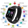 D116 Plus Smart watch Bracelets Fitness Tracker-Black.