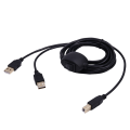 2 in 1 Printer Cable USB A to B Male to Male Printer Cable B. 