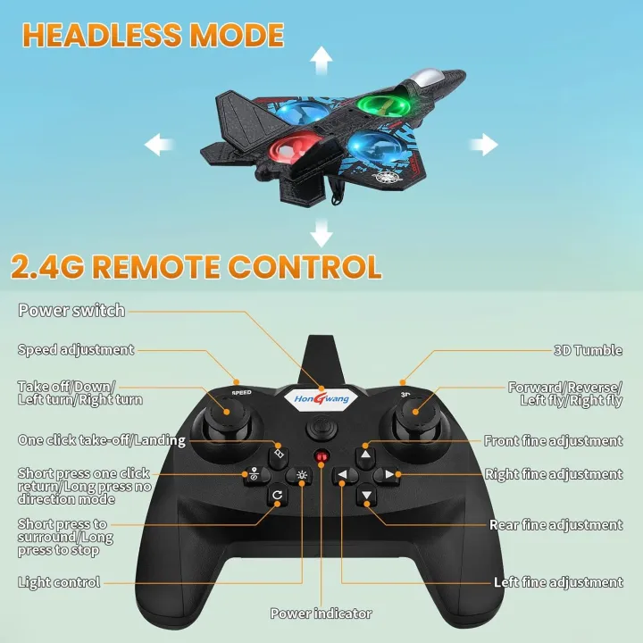 R/C%20%20Aircraft%20Fighter%20Jet%20Drone%20Aerial%20Fighter%20Multi-Function%20Star%20Flight%20Remote%20Control%20%20Hobby%20-%20Image%205