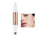 4Colors Double Head Matte Contouring Bronzer Highlighter Brighten Cream Shadow Stick Cosmetics Gloss Makeup High Nose Facia M1E6. 