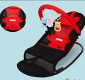 Baby Automatic Rocking Chair Folding/ Baby Automatic Bouncer Chair With Soft Seat & Safety Automatic Rocker Chair For Baby-Round Toy Handel (HP). 