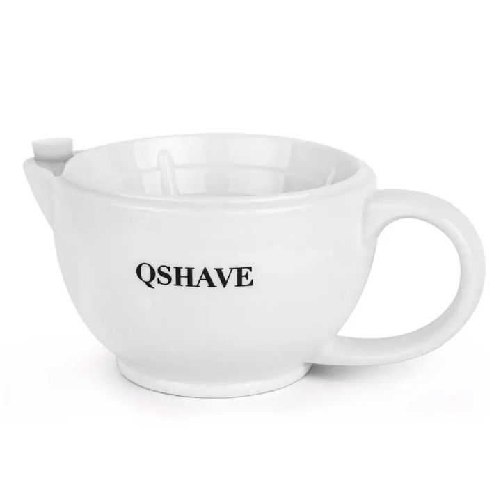 QSHAVE%20Razor%20Shaving%20Scuttle%20Mug%20Filled%20hot%20Water%20Keep%20Lather%20Always%20Warm%20It%20Large%20Size%20Bowl%20Handmade%20Pottery%20Cup%20Black%20White%20-%20Image%207