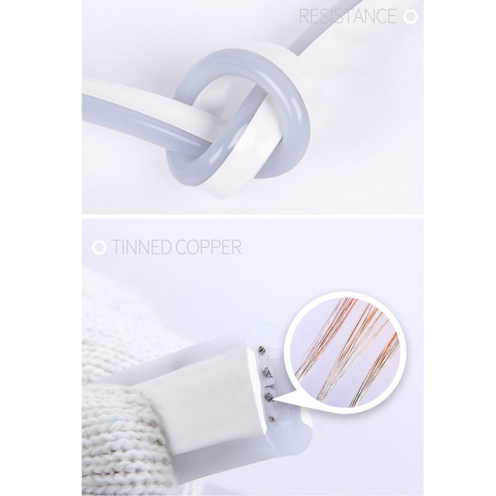 3%20feet%20Neon%20Light%20Strip%20DC12V%20Flexible%20DIY%20LED%20SMD%202835%20120LEDs/M%20IP67%20Waterproof%20DIY%20Light%20Home%20Decoration%20-%20Rgb%20Light%20-%20Image%203