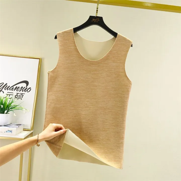 Men's%20Double-Sided%20Dralon%20plus%20Velvet%20Thickened%20Large%20Size%20Slim%20Sleeveless%20Bottoming%20Shirt%20Autumn%20and%20Winter%20Inner%20Wear%20Warm%20Traceless%20Vest%20-%20Image%206