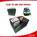 TOYOTA Car Trunk Organizer Car Back Folding Portable Storage Tool Bag Multi-Use Food Organizers Auto Collapsible Storage Box-TOYOTA. 